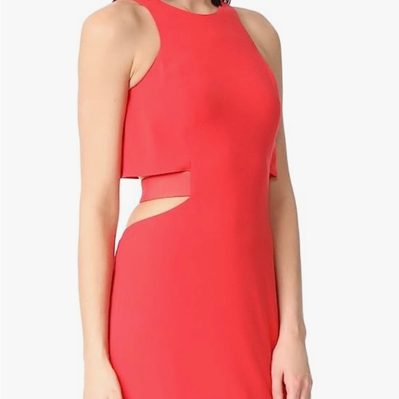 Halston Heritage Sleeveless Maxi Evening Dress - Picture 3 of 6